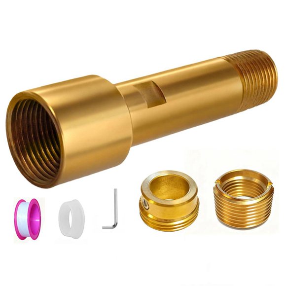 Tub Spout Adapter,Fits 3/4" IPS and 1/2" IPS Pipe,for 1/2" Copper Pipe, Kit for Both Diverter and Non-Diverter Types