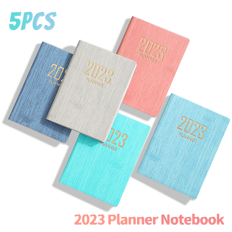 Opolski 2023 A6 Daily Schedule Book Multifunctional Efficiency Manual Time  Management Mini Agenda Planner Notebook Office Supplies 