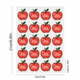 thumbnail image 3 of PEIBang 200 Pcs Christmas Apple Stickers,Red Apple Sticker Sheets,Xmas Label Tag Sticker for Christmas Presents Envelopes Candy Bag Card, 3 of 9