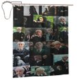 thumbnail image 1 of Cortina de ducha Draco Malfoy de 60 x 72 pulgadas, decorativa para el hogar, dormitorio, bañera, juego de cortinas decorativas con 12 ganchos, 1 of 8