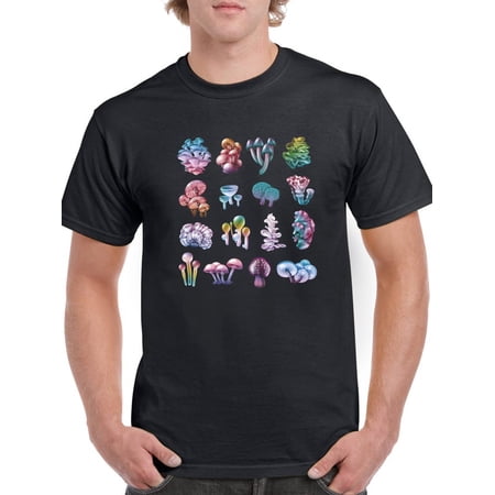 Fungus Men T-Shirt Male Small