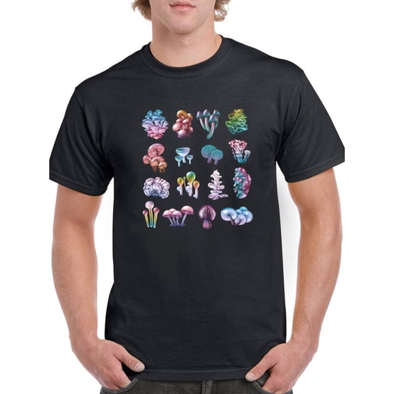 Fungus Men T-Shirt, Male XX-Large