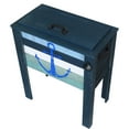 thumbnail image 4 of Coastal Design Outdoor Patio Cooler, 45 Quart, Grey/Teal Anchor, 4 of 4
