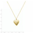 thumbnail image 3 of Collier Pendentif Médaillon Cœur Éternel Rempli d'Or 20mm 1/20, 3 of 7