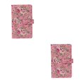 thumbnail image 2 of QualitChoice 3-Inch 96 Pockets PU Leather Instant Instant Photo Photo Card Collection Album Picture Case for 8/9/7s/25/70/90 pink + rose 2Set, 2 of 6