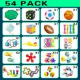 thumbnail image 2 of Juego de juguetes Fidget sensoriales, 54 piezas, alivia el e Grennf Grennf, 2 of 2