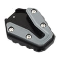 thumbnail image 2 of Zorion Motorcycle Kickstand Plate, Motorcycle Stand Pad, Enlarged Bottom Foot Extension Gray, 2 of 9