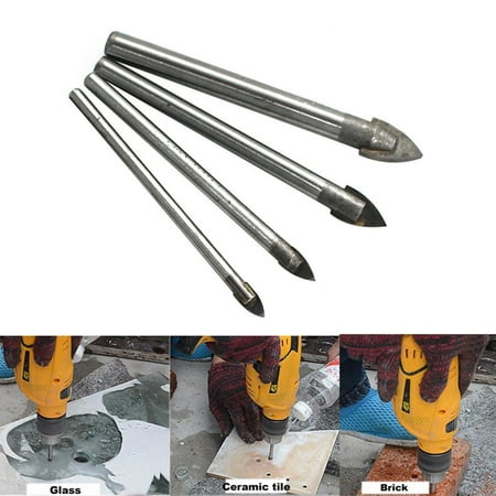 

Skoglary Tool Box Head GlCeramic 4/6/8/10mm Drill 4pc Tile Tool Porcelain Set Spear Bit Tools & Home Improvement Tools