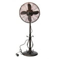 thumbnail image 3 of DecoBREEZE DBF1080 Adjustable Oscillating Outdoor Pedestal Fan Prestigious Brown, 3 of 8