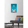 thumbnail image 2 of NFL Miami Dolphins - S. Preston Mascot T.D. 20 Wall Poster with Pushpins, 14.725" x 22.375", 2 of 6