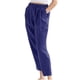 thumbnail image 2 of Pantalones Para Mujer Pantalones de Lino Pantalones Casual Color Puro Cintura Elástica Lino Bolsillos Pantalones Odeerbi  ODB147263, 2 of 8
