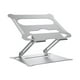thumbnail image 1 of Soporte plegable para computadora portátil con altura ajustable (plateado), 1 of 7