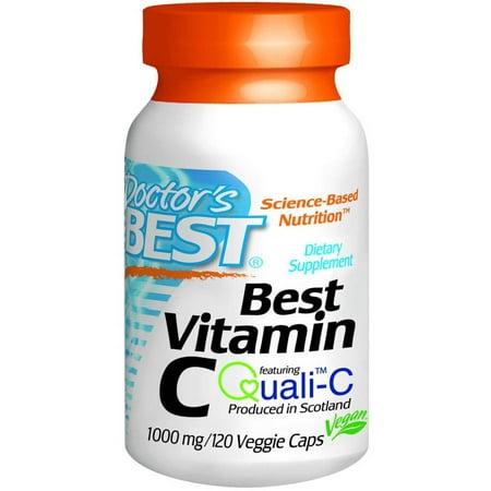 Doctor's Best Vitamin C 1000mg, 120 CT (Best Vitamin C On The Market)
