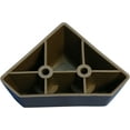 thumbnail image 2 of FR Brown Plastic Triangle shaped 1.25 Inch Leg For Sofas and Recliners, Set of 4, 2 of 3