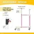 thumbnail image 5 of GanFindX Folding Skater Aid - Adjustable Height Aluminum Roller Skate Trainer for Kids and Toddlers, Perfect for Learning and Safety Pink, 5 of 6