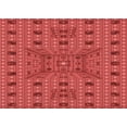 thumbnail image 1 of Ahgly Company Machine Washable Indoor Rectangle Transitional Red Area Rugs, 4' x 6', 1 of 7