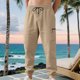 thumbnail image 4 of Ceisia Gift Men's All-Season Cargo Pants - Fashion Casual Solid Color Multi-Pocket Elastic Waist Full-Length Pants, 4 of 9