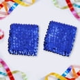 thumbnail image 4 of Stylish Party Sparkly Blingbling Sequin Arm Sleeves Color Blue Size One Size, 4 of 4