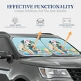 thumbnail image 4 of Saiise A Funny Little Dalmatian Puppy for Foldable Car Sun Shades (2-Pack) Offer Sun Protection with an Easy-fold Design for Convenient Windshield Shading-Small, 4 of 6