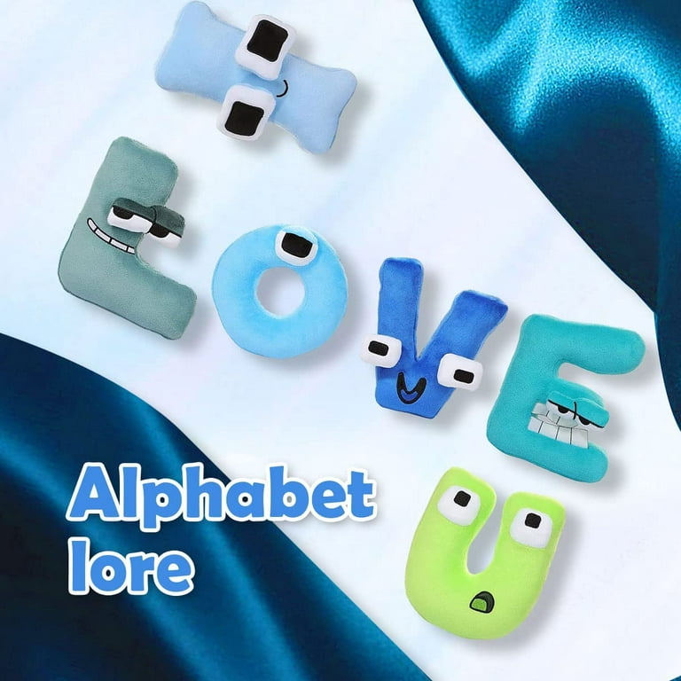  DOGENKE Alphabet Lore Plush Toy， I Love You
