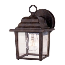 Rustic Bronze Outdoor Wall Lantern