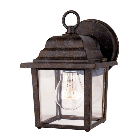 Rustic Bronze Outdoor Wall Lantern