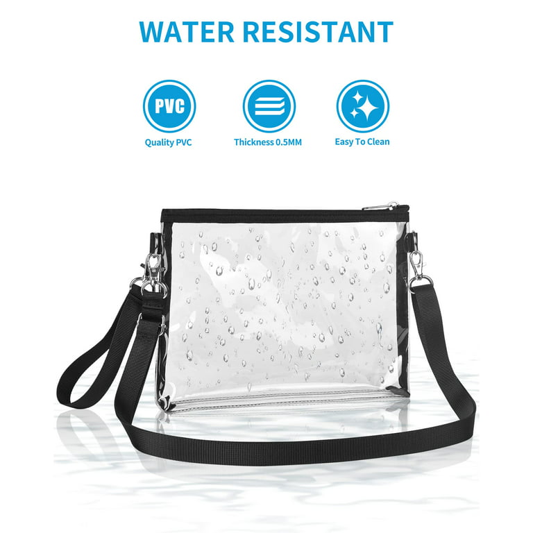 Emlimny Clear Crossbody Purse Bag, Stadium Approved Clear Tote Bag for Work  Concert Sports