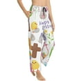 thumbnail image 3 of Kdxio Women's Comfy Stretch Happy Easter1Print Drawstring Pajama Pants-Small, 3 of 9