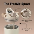 thumbnail image 2 of Thermos Owala FreeSip Sway de acero inoxidable, 1,2 L, color canela, 2 of 7