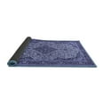 thumbnail image 2 of Ahgly Company Indoor Round Medallion Blue Traditional Area Rugs, 6' Round, 2 of 4