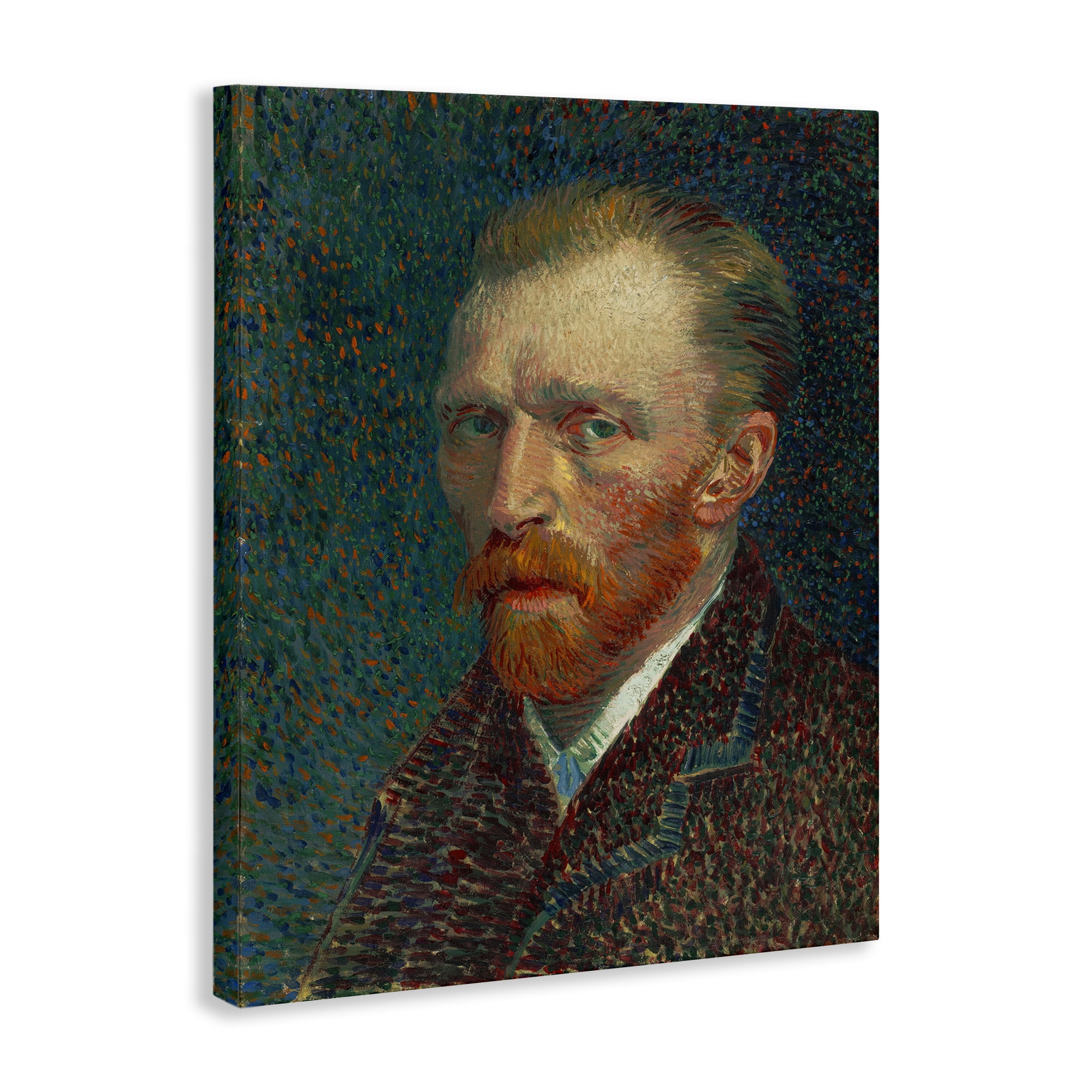 Stupell Industries Van Gogh Self Portrait People Painting Wrapped Canvas Art Print Wall Art, 30 x 40
