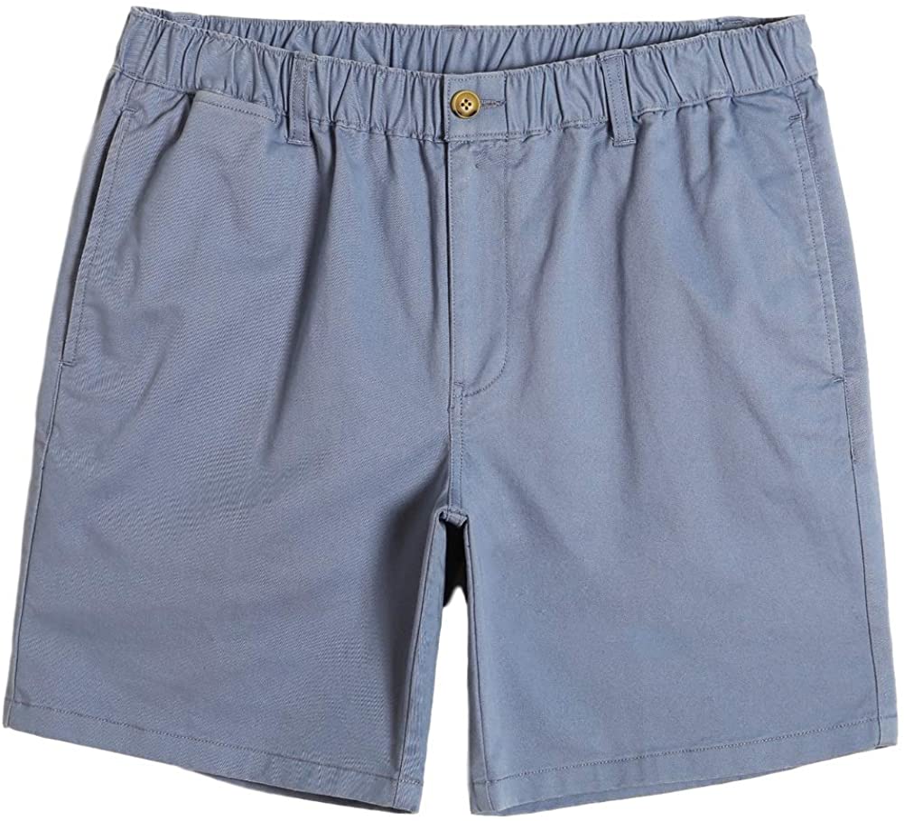 Cotton Casual Shorts Elastic Waistband 