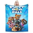 thumbnail image 2 of Cartoon Puppy Dog Pals Soft Micro Fleece Blanket Cozy Blanket Thick Warm Plush Throw Bedding Room Decor Flannel Blankets For Bed Sofa 60"X50", 2 of 8
