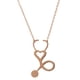 thumbnail image 2 of Collar colgante Estetoscopio Fernando acero Inoxidable oro rosa, 2 of 6