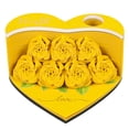 thumbnail image 1 of Saint-Valentin Petite Amie Forme Cœur Amour Fleurs Roses Rouges Note 3d K0s7 Mémo Anniversaire Pad Collant Cadeau, 1 of 8