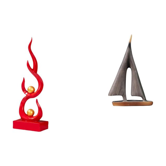Escultura abstracta de fuego, arte abstracto, estatua, modelo de , figura de resina, adorno, diseño único, adecuado para oficina, sala de estar,