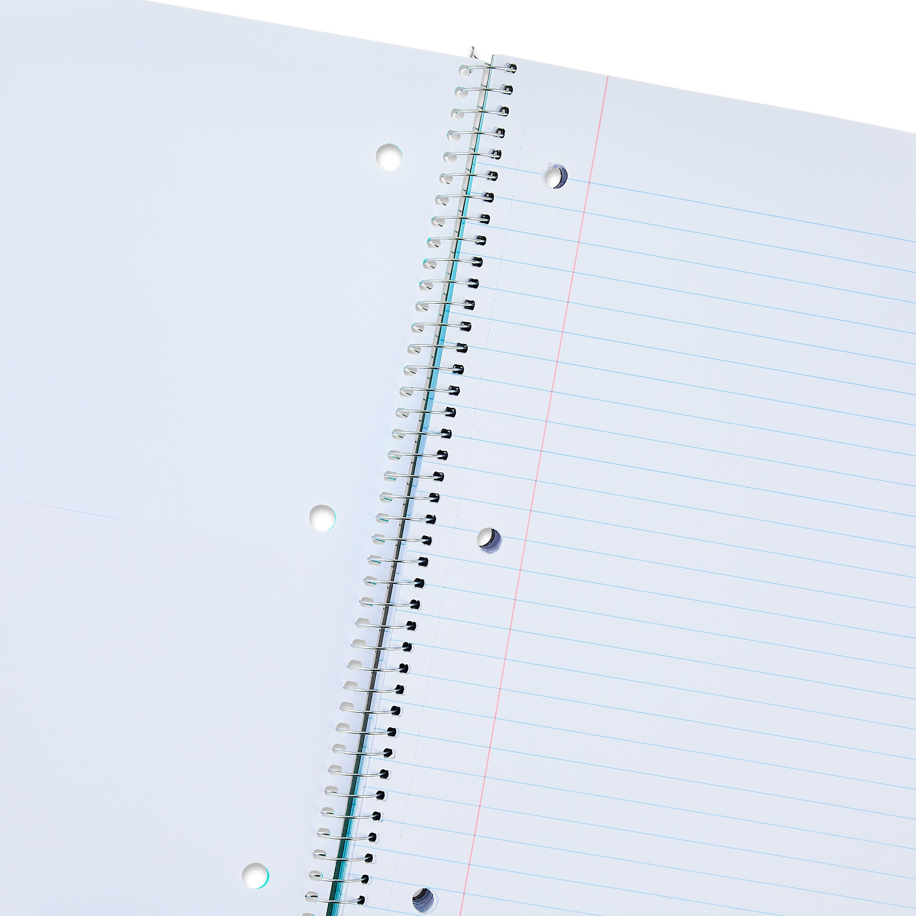 Pen + Gear Wide Ruled 1-Subject Notebook, 10.5" x 8", Blue, 100 Sheets - image 3 of 4