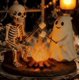thumbnail image 5 of Decoración del hogar, decoración de habitaciones, decoración de paredes, luz nocturna de hoguera de esqueleto y fantasma, luces decorativas, 5 of 8