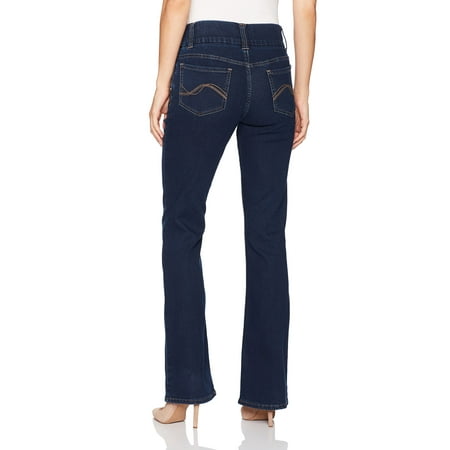 Lee - Lee Womens Petite Stretch Pull-On Bootcut Jeans - Walmart.com ...
