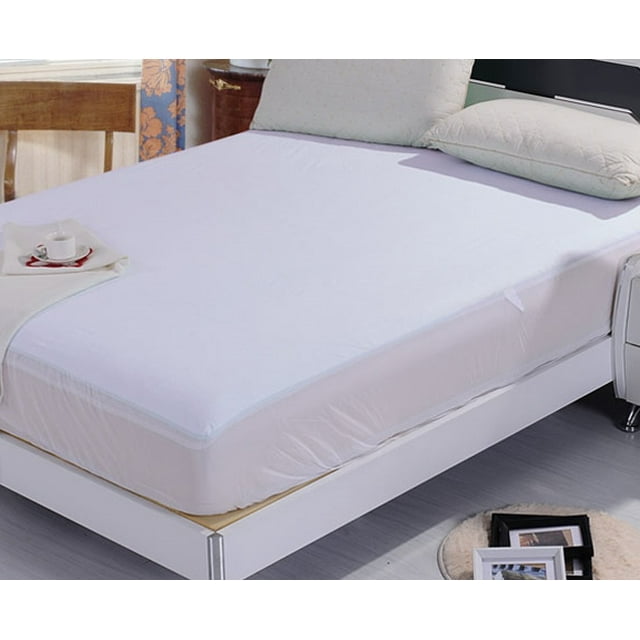 ViscoLogic King Mattress Protector Water Proof Lab Tested, Machine Washable, Premium Fitted Cotton Terry Sheet