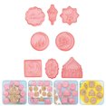 thumbnail image 3 of 8 Uds. Moldes para galletas Eid al-fitr, moldes para prensa de galletas, moldes de plástico para galletas para el hogar HOMEMAXS 13548671-MX, 3 of 6
