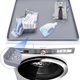 thumbnail image 4 of Washer Dryer Protective Silicone Rubber Mat 23.6 x 23.6Inch for Washer and Dryer Cover for the Top Anti-, 4 of 5