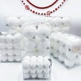 thumbnail image 4 of 24 Pcs Mini Christmas Balls Ornaments Small Hanging White Snowballs Snowy Bauble Ornaments Xmas Tree Decoration (2.36 Inch), 4 of 6