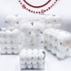 thumbnail image 3 of Vankin - Juego de 24 adornos navideños de espuma irrompible, bolas de nieve blancas con cordón, decoración festiva para árboles (liquidación), 3 of 5