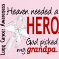 thumbnail image 2 of CafePress - Heaven Needed A Hero Lung Cancer Body Suit - Long Sleeve Cotton Baby Bodysuit, 2 of 4