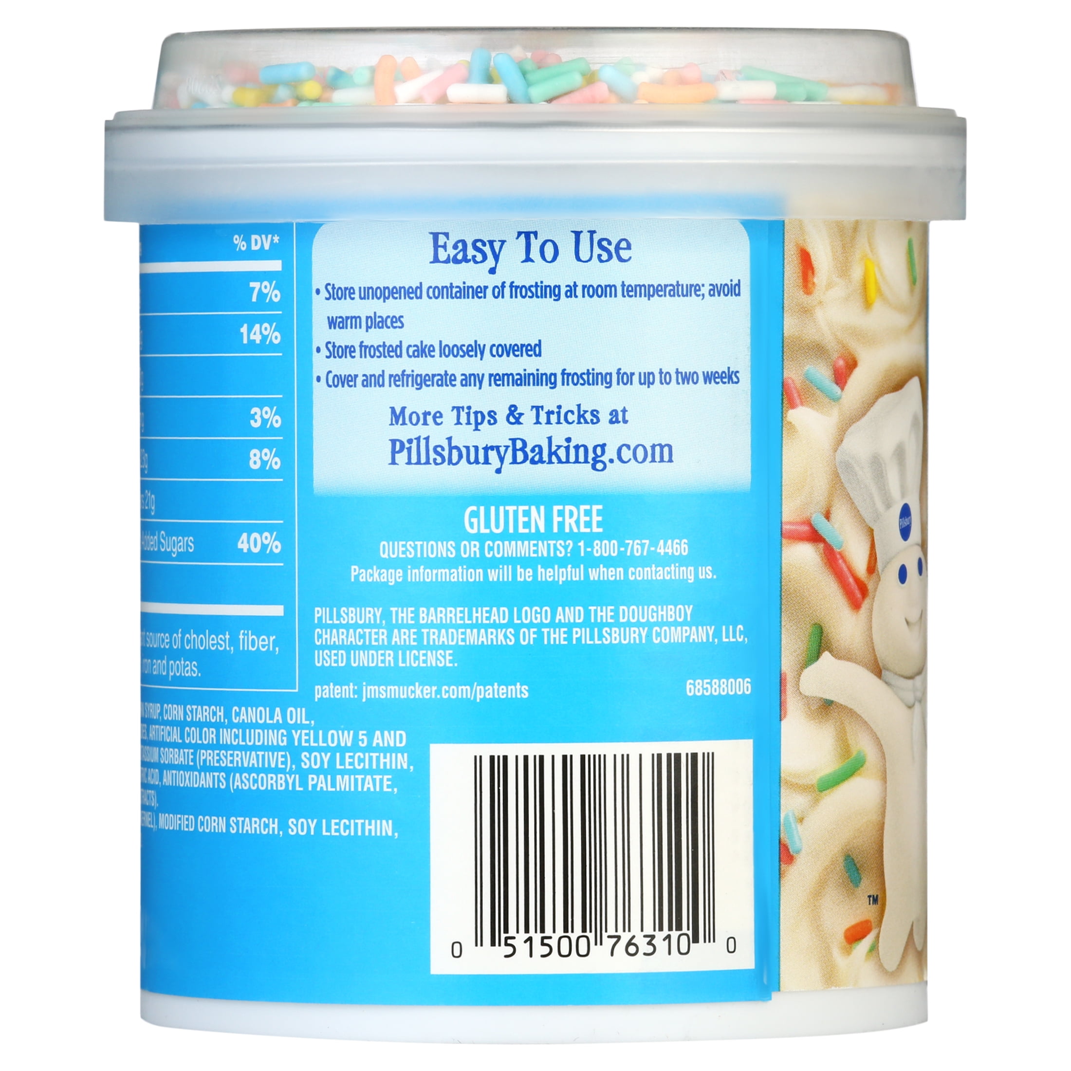 Pillsbury Funfetti Vanilla Frosting