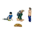 thumbnail image 1 of Figura de diorama a escala 1/64, miniatura de resina pintada a mano, ideal como regalo para niños. 4 piezas, 1 of 9