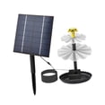 thumbnail image 4 of Cascada de la fuente de baño de pájaros solares, kit de bomba de fuente de agua con energía solar de bricolaje portátil, para terraza, al aire libre 2.5w, 4 of 8
