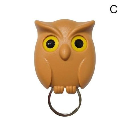 

Living Room Owl Key Hook Free Punch Door Viscose Wall Hanging Finishing Storage Umbrella Hook K3A6