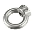 thumbnail image 4 of Uxcell M6 Female Thread Lifting Eye Nuts Ring 304 Stainless Steel  Silver Tone 2pcs, 4 of 5